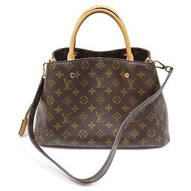 Louis Vuitton Monogram Canvas Montaigne MM Marron