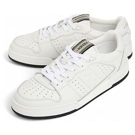 Fendi Men's White Leather Sneakers White
