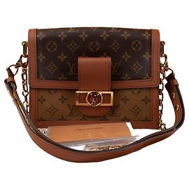 Louis Vuitton Bolsa Tiracolo Dolphin em Monogram Reverse Canvas Multicor