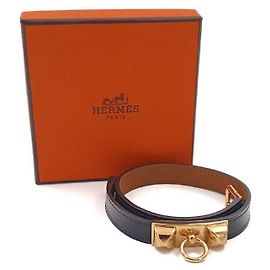 Bracciale Hermès Médor Strap Nero Nero