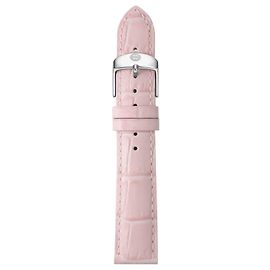 Autre Marque pulseira de relógio em couro estampado recondicionada Rosa