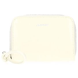 Jil Sander Beige Leather Coin Purse Beige