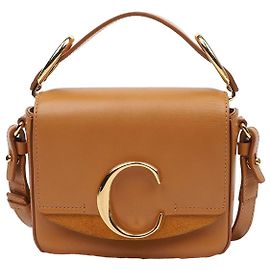 Chloé Mini Tote Camel Shoulder Bag Marron