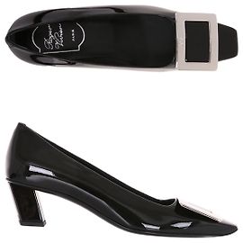 Roger Vivier Bell Vivier Black Heel Pumps Black