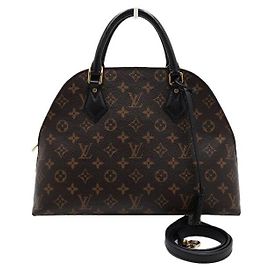 Louis Vuitton mala Tote e mala de ombro Alma Monogram Noir Multicor