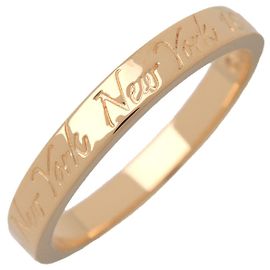 Tiffany & Co. Notes Ehering 18K Gelbgold Golden