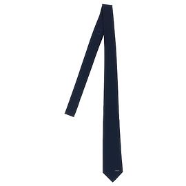 Gravata Gucci em seda jacquard azul Azul