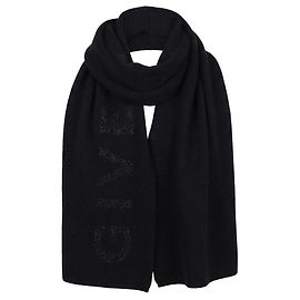 Sciarpa Givenchy nera in lana e cashmere Nero
