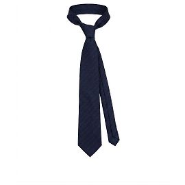 Gravata Givenchy em seda azul Azul