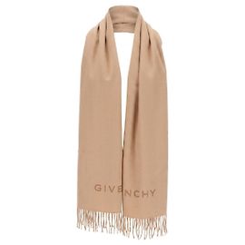 Givenchy Beiger Schal aus Schurwolle Beige