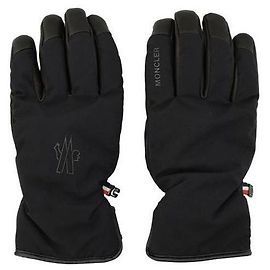 Moncler Grenoble Soft Shell Padded Gloves Black