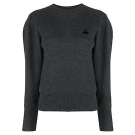 Camisola Isabel Marant de algodão Antracite Marrom