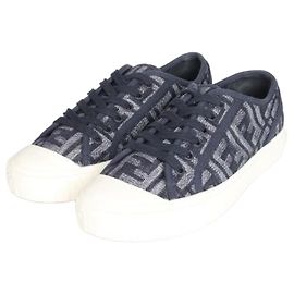 Fendi FF Jacquard Denim Sneakers Blue