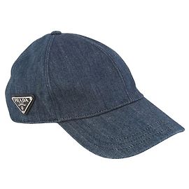 Prada Denim Baseball Cap Größe Blau