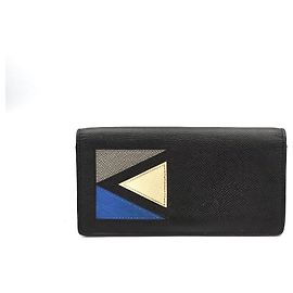 Louis Vuitton Portafoglio lungo Patch Braza Marrone