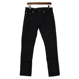 Autre Marque Vaqueros Unisex de Algodón Negros Negro