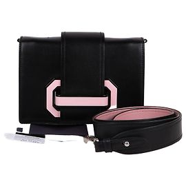 Prada Mini borsa a tracolla Black Flex Ribbon Nero