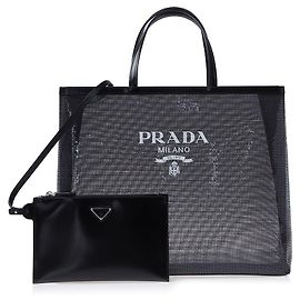 Prada Women's Sequin Mesh Tote Bag (OOO) Multiple colors