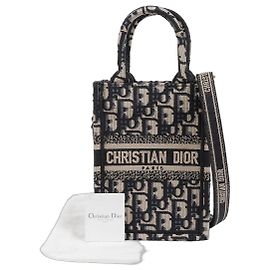 Dior Mini Book Tote Bag Blue Blue