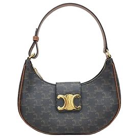 Céline Triomphe Medium Canvas Tan Tasche Braun