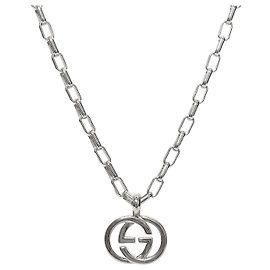 Gucci Collar entrelazado de plata Plata