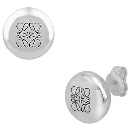 Loewe Orecchini a bottone Pebble in argento Argento