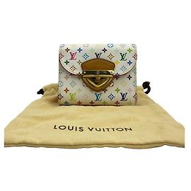Louis Vuitton Cartera Koala Monogram Multicolor Canvas White Pink Blanco