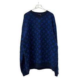 Louis Vuitton Full Monogram Sweatshirt Blue