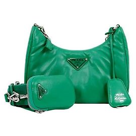 Prada Sac Hobo Crossbody Multi Re-edition Padding Vert Vert