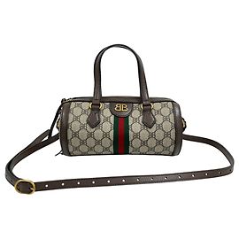 Balenciaga Borsa a tracolla Boston piccola Hacker Project Ophidia Nero