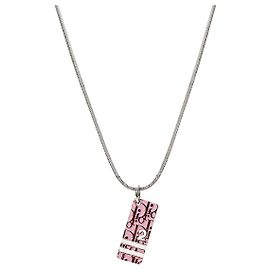Dior Collar Silver Pink Trotter Rosa