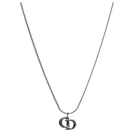 Collier Dior argent Argenté