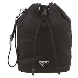Prada Sac Seau Re-Nylon avec Logo Triangle Noir
