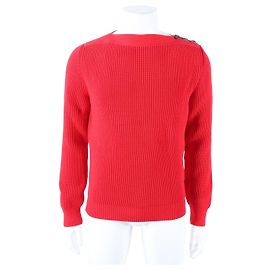 Gucci Strickpullover mit langen Ärmeln Rot