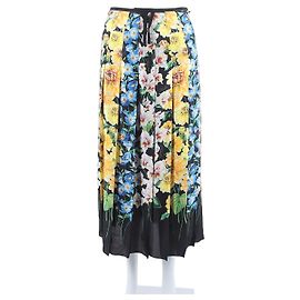 Falda de seda Gucci multicolor Multicolor