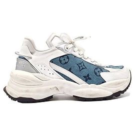 Louis Vuitton Denim Run 55 Sneaker Blau Blau