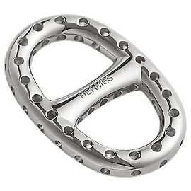 Hermès Mini Chaine d'Ancre Perforee Twilly Ring Brown