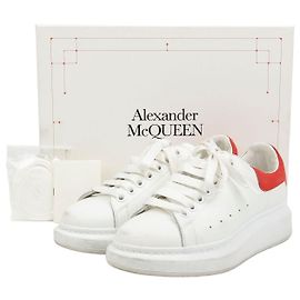 Alexander Mcqueen Oversole Red Tab White Sneaker Weiß
