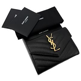 Autre Marque Envelope Gold Card Holder Golden