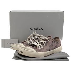 Balenciaga Sapatilhas Paris Low BB Monogram Multicor