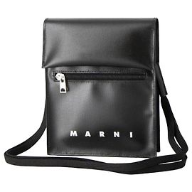 Marni Pouch con tracolla Shurelaced Nero