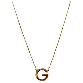 Colar Givenchy G dourado Dourado