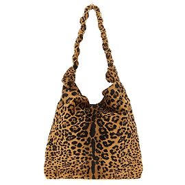 Autre Marque Bolsa de ombro em pele de vitelo castanha Marrom
