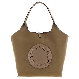 Stella Mc Cartney Graue Polyester-Tote-Bag Braun