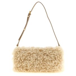 Stella Mc Cartney Beige Polyester Clutch Bag Beige
