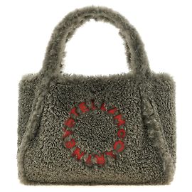 Stella Mc Cartney Graue Polyester-Tote-Bag Braun