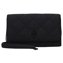 Tory Burch Black Leather Clutch Bag Black