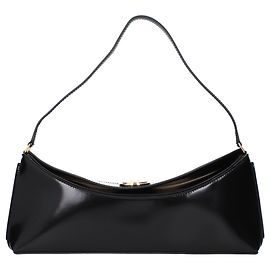 Jacquemus Sac à épaule en cuir noir Noir