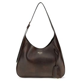Prada Borsa a tracolla Bos Taurus in pelle di vitello marrone Marrone