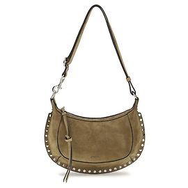 Isabel Marant Bolsa de ombro Bos Taurus em couro de bezerro bege Bege